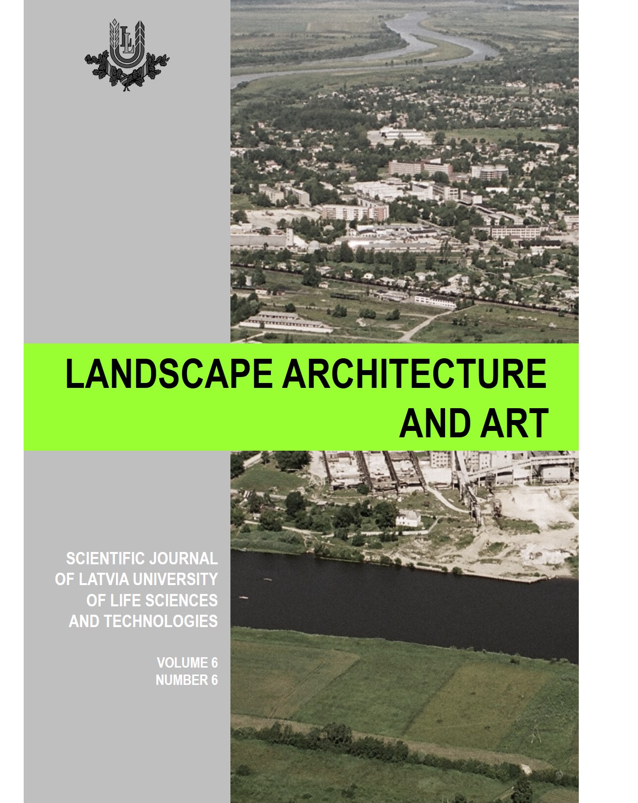 					View Vol. 6 No. 6 (2015): Landscape Architecture and Art, Volume 6, Number 6
				