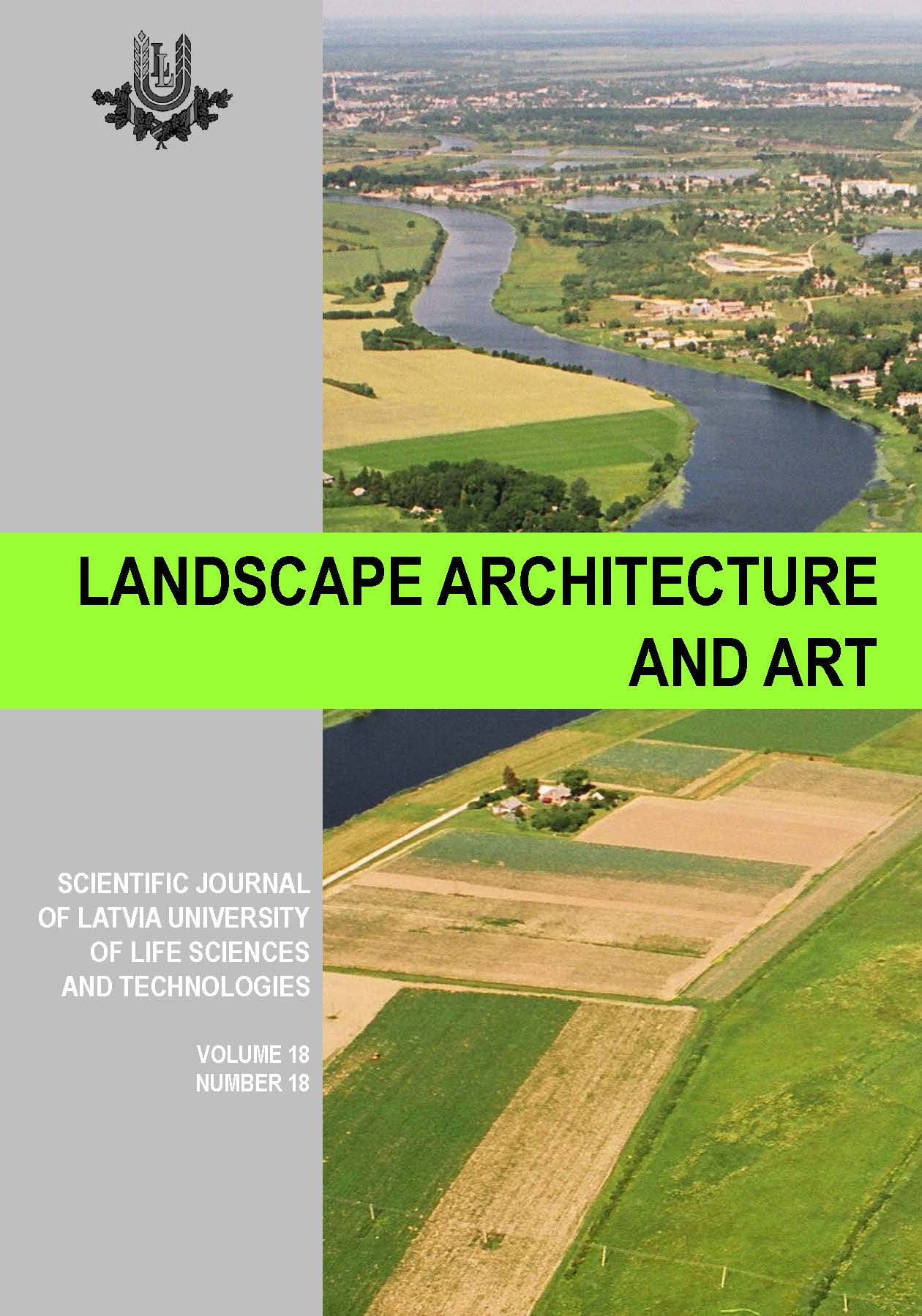 Landscape Architecture and Art, Volume 18